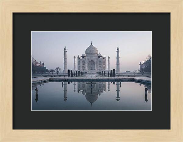 Taj Mahal Serenity At Sunrise