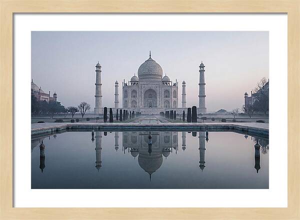 Taj Mahal Serenity At Sunrise