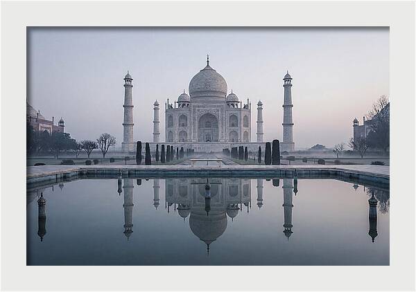 Taj Mahal Serenity At Sunrise