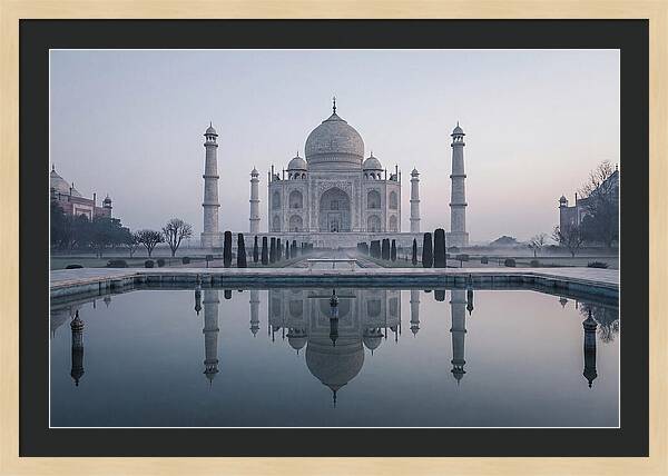 Taj Mahal Serenity At Sunrise
