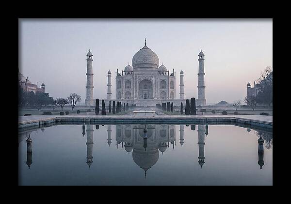 Taj Mahal Serenity At Sunrise