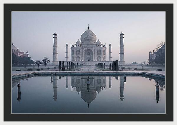 Taj Mahal Serenity At Sunrise