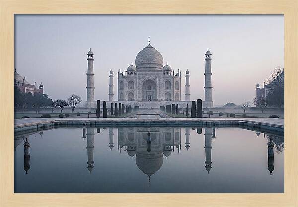 Taj Mahal Serenity At Sunrise