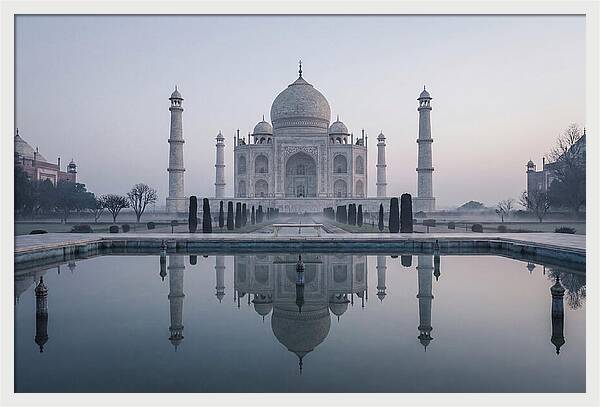Taj Mahal Serenity At Sunrise