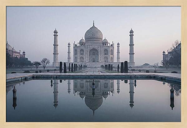 Taj Mahal Serenity At Sunrise