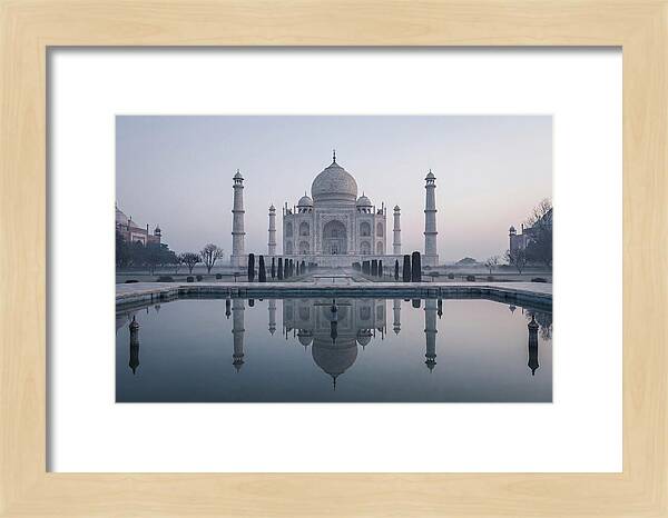 Taj Mahal Serenity At Sunrise