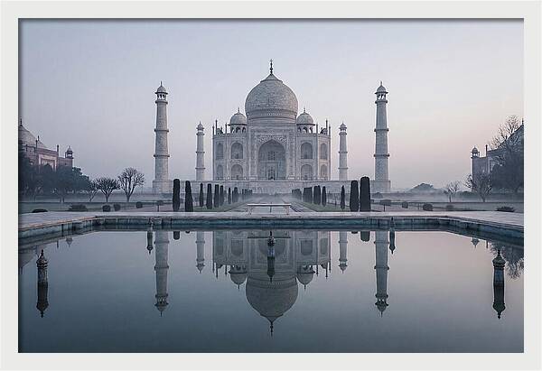 Taj Mahal Serenity At Sunrise
