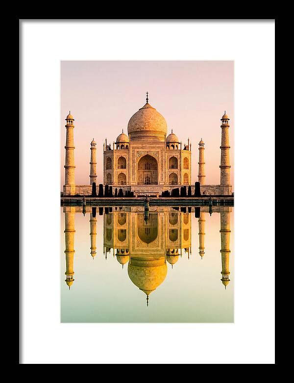 Taj Mahal Sunrise Reflection