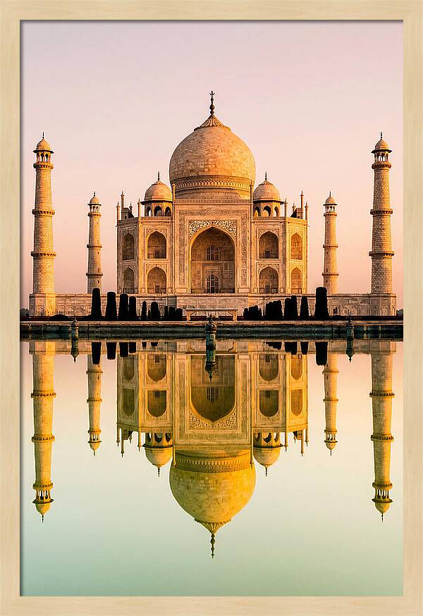 Taj Mahal Sunrise Reflection