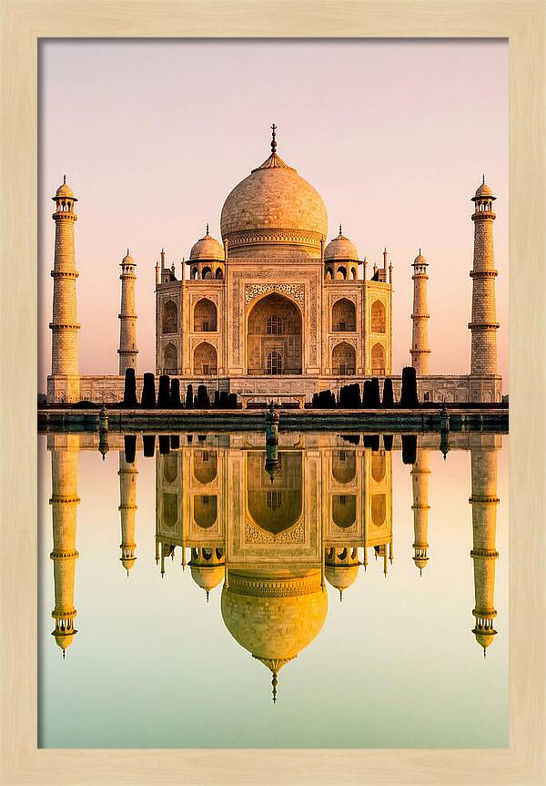 Taj Mahal Sunrise Reflection
