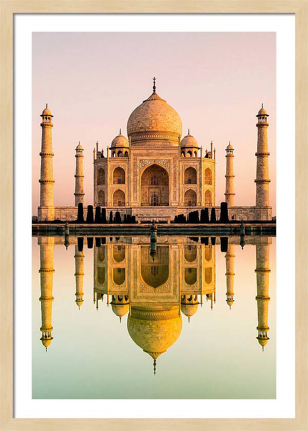Taj Mahal Sunrise Reflection