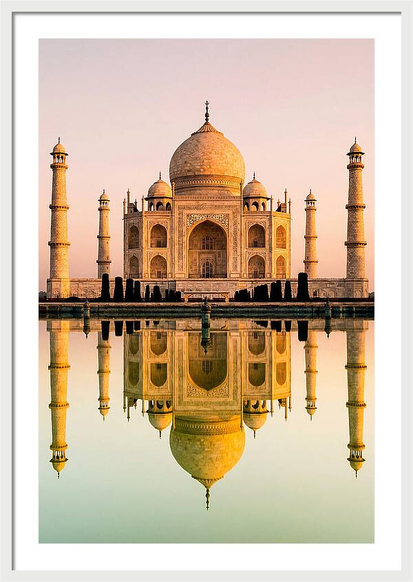 Taj Mahal Sunrise Reflection