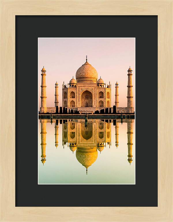 Taj Mahal Sunrise Reflection