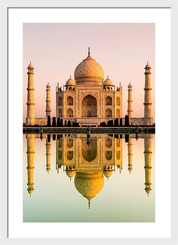 Taj Mahal Sunrise Reflection