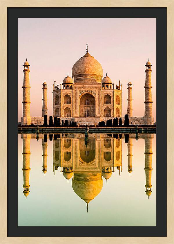 Taj Mahal Sunrise Reflection