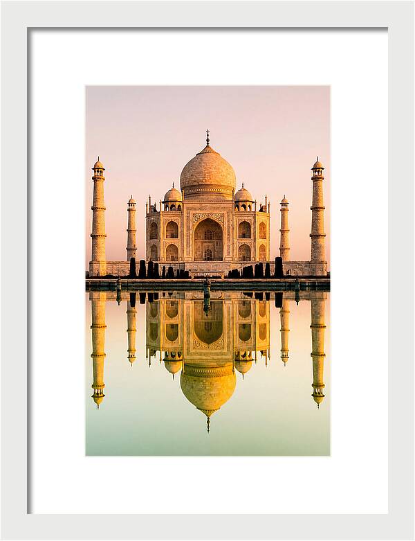 Taj Mahal Sunrise Reflection