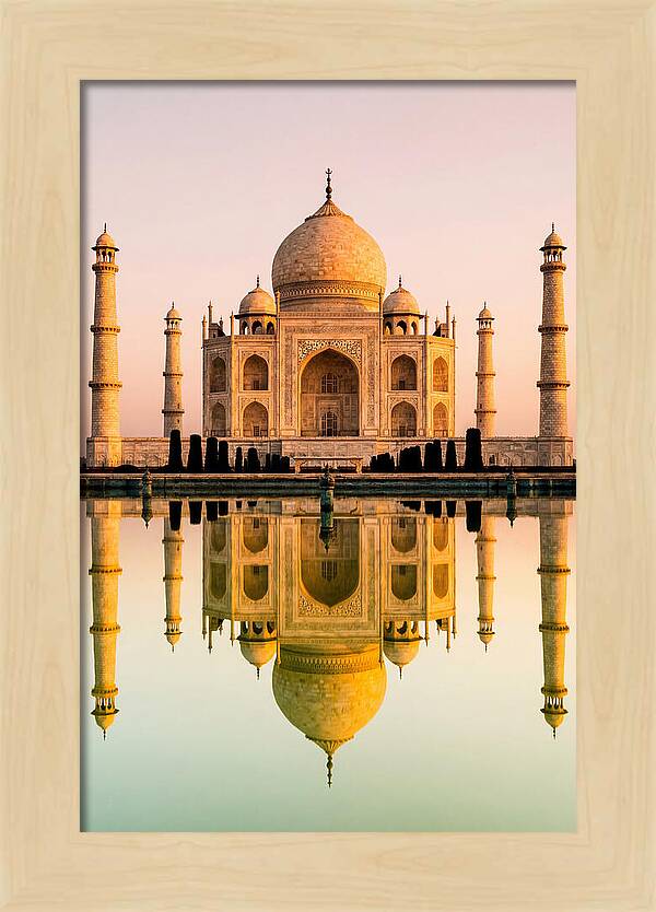 Taj Mahal Sunrise Reflection