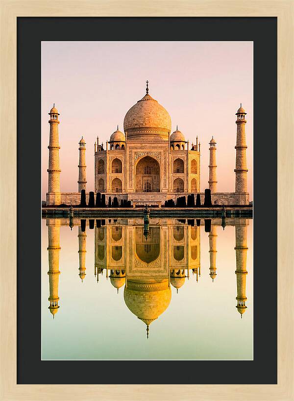 Taj Mahal Sunrise Reflection