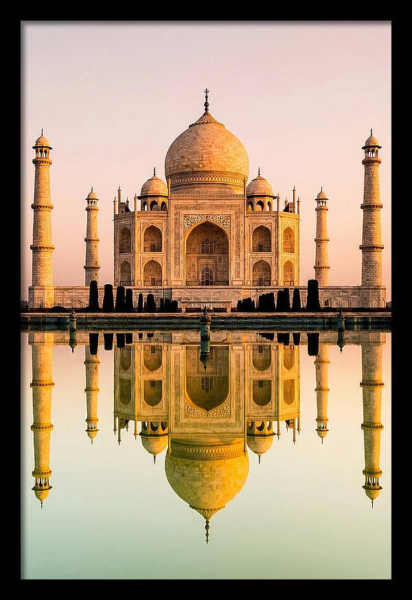 Taj Mahal Sunrise Reflection