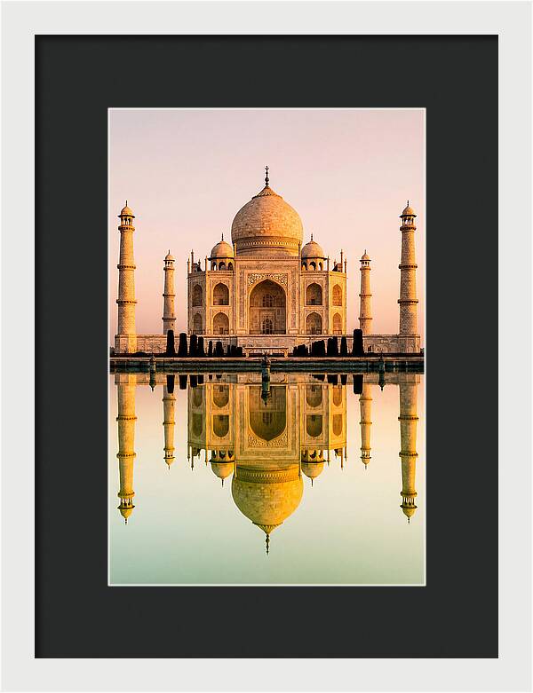 Taj Mahal Sunrise Reflection