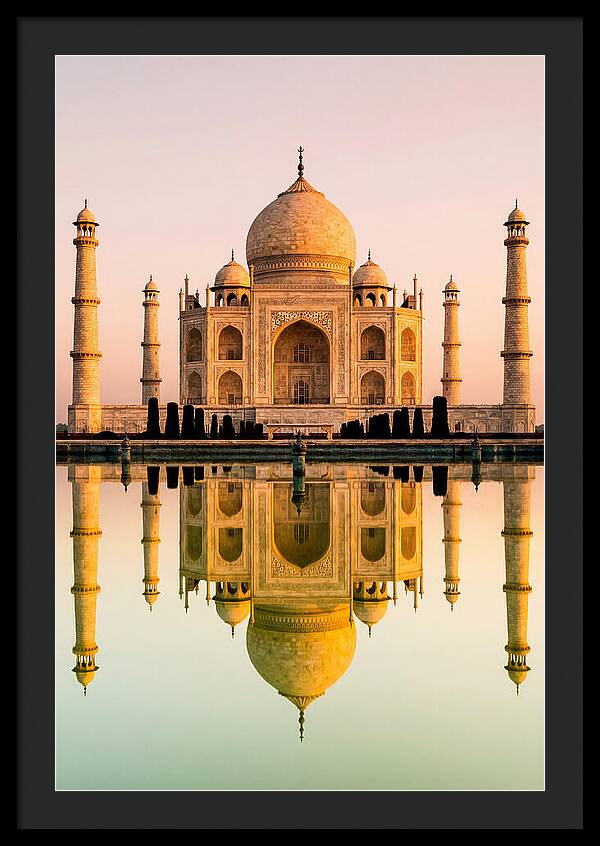 Taj Mahal Sunrise Reflection