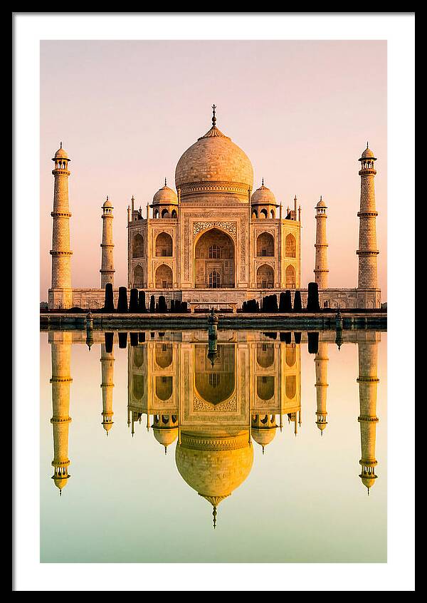 Taj Mahal Sunrise Reflection