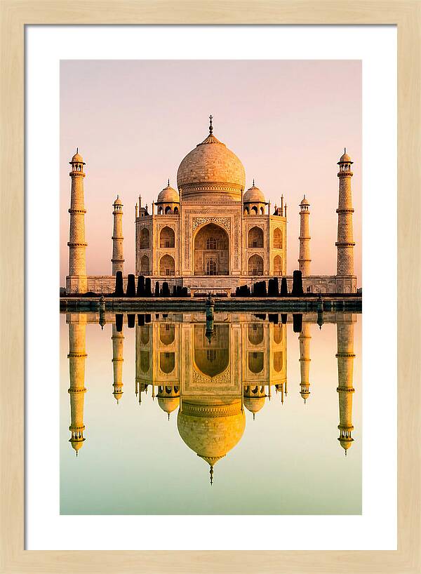 Taj Mahal Sunrise Reflection