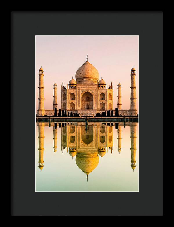 Taj Mahal Sunrise Reflection