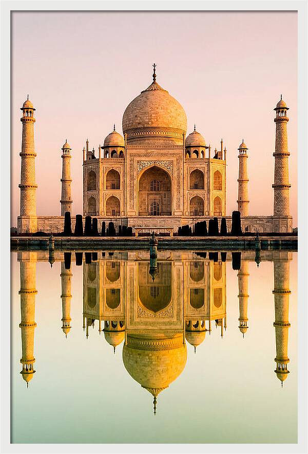 Taj Mahal Sunrise Reflection