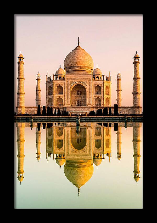 Taj Mahal Sunrise Reflection