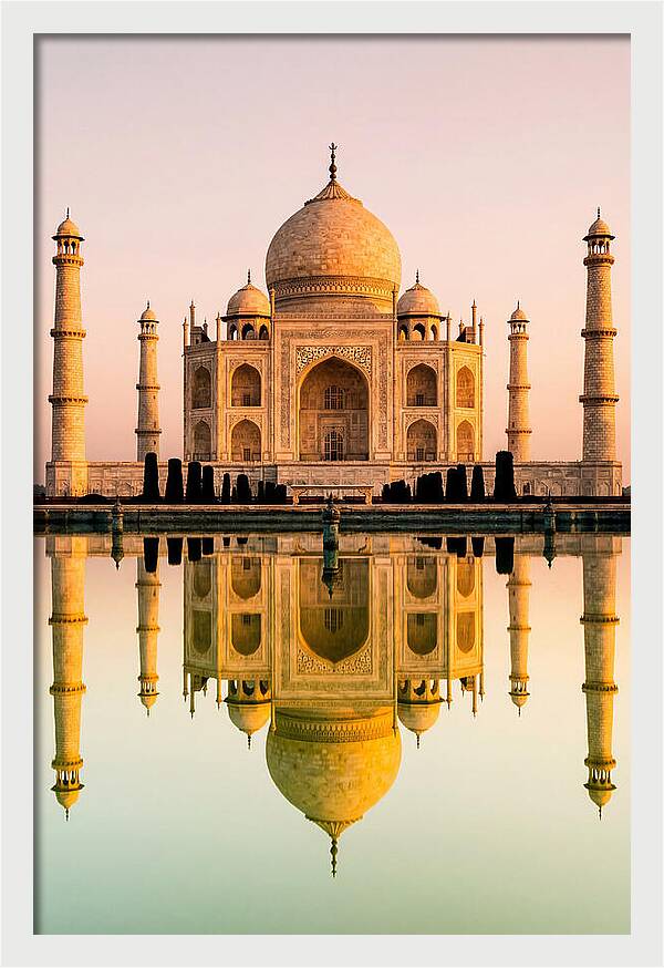 Taj Mahal Sunrise Reflection