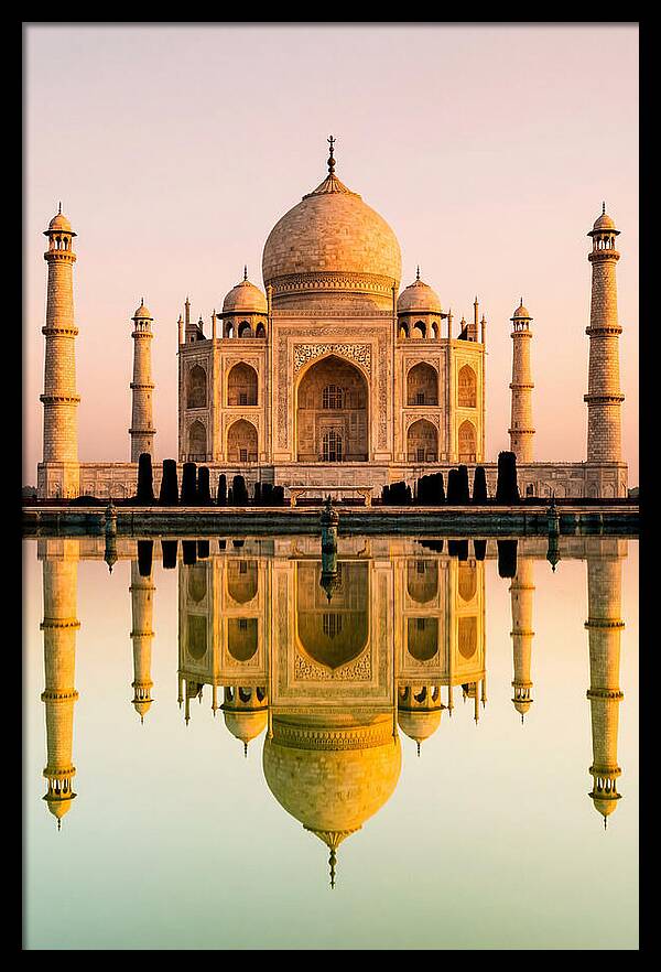 Taj Mahal Sunrise Reflection