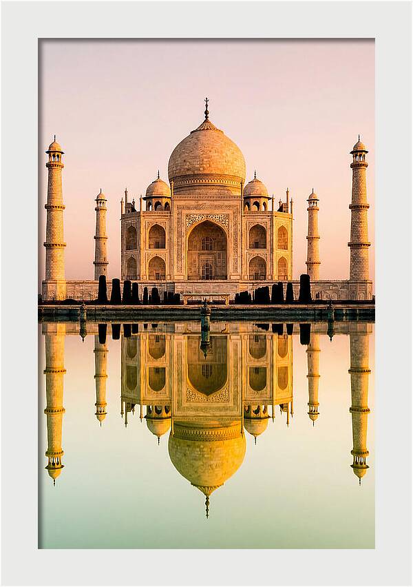 Taj Mahal Sunrise Reflection
