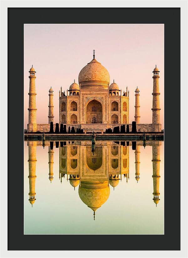 Taj Mahal Sunrise Reflection