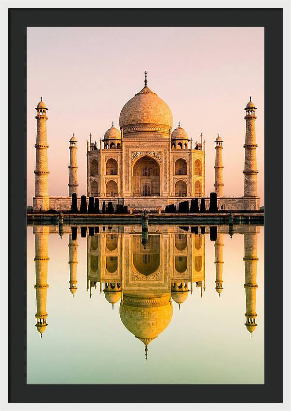 Taj Mahal Sunrise Reflection