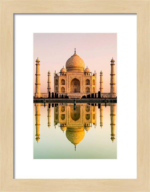 Taj Mahal Sunrise Reflection