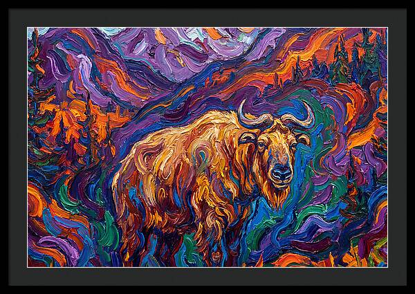 Takin In Vibrant Landscape