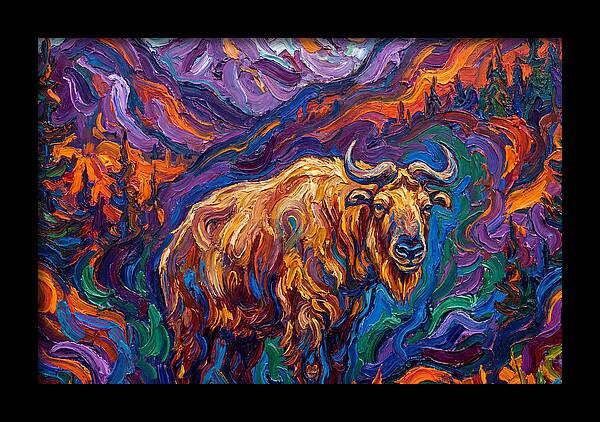Takin In Vibrant Landscape