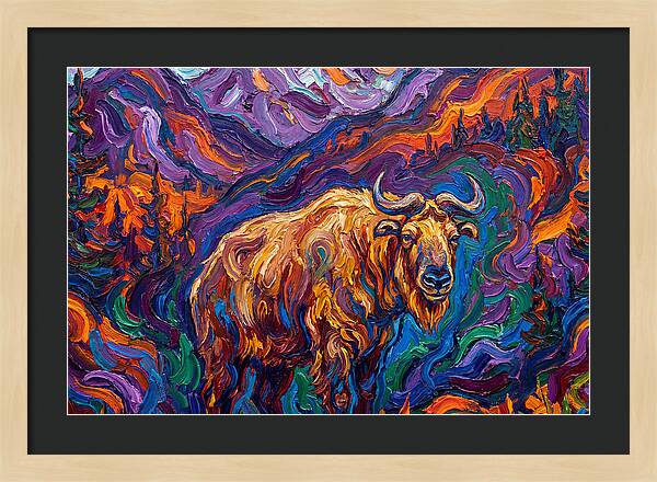 Takin In Vibrant Landscape