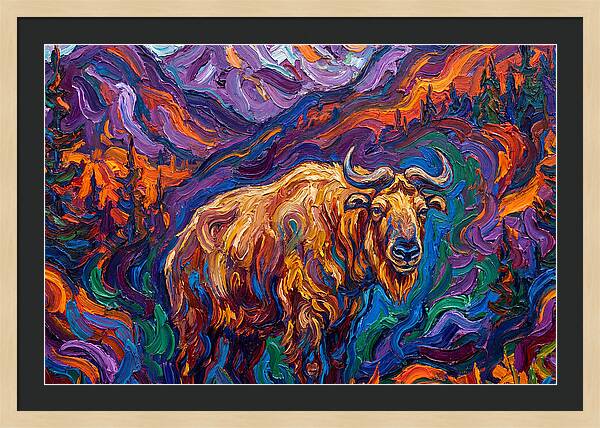 Takin In Vibrant Landscape