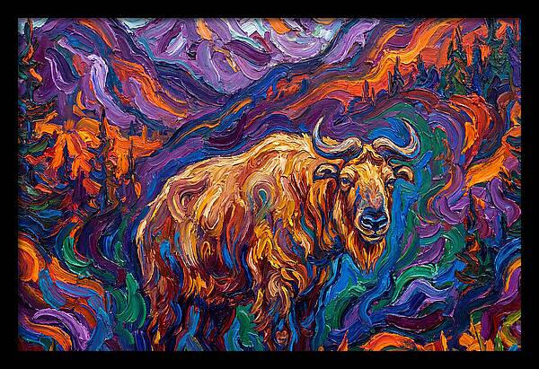 Takin In Vibrant Landscape