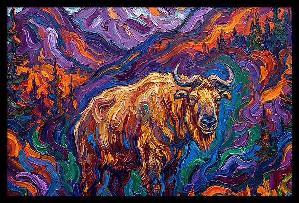 Takin In Vibrant Landscape