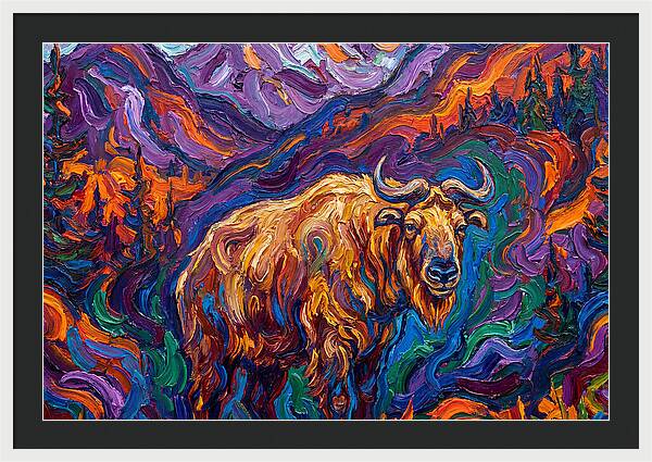 Takin In Vibrant Landscape