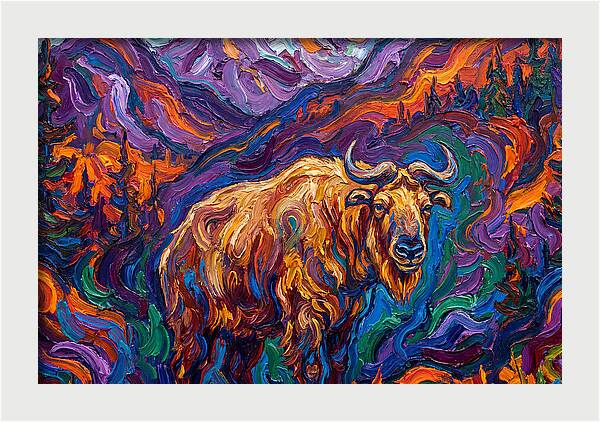 Takin In Vibrant Landscape