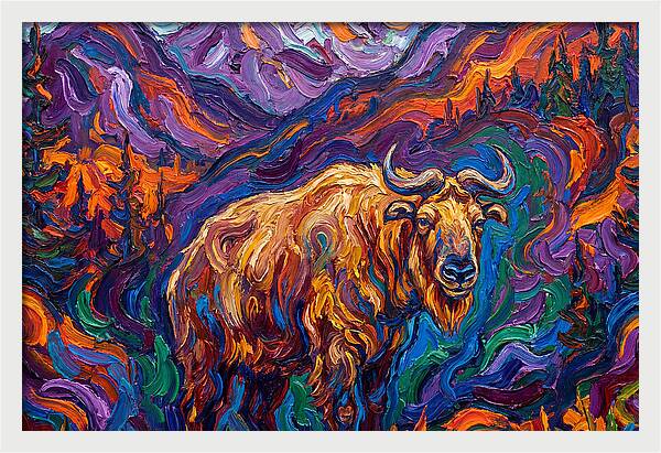 Takin In Vibrant Landscape