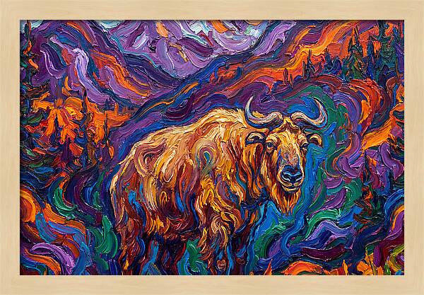 Takin In Vibrant Landscape