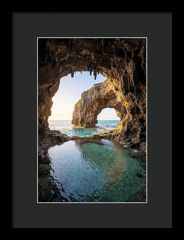 Talava Arches Sea Cave At Golden Hour