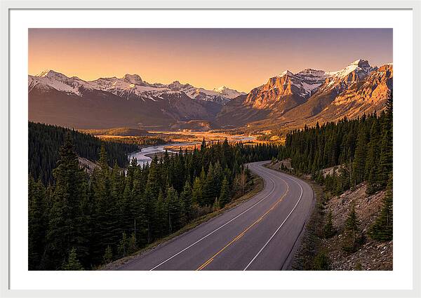 Talimena Scenic Drive At Dusk