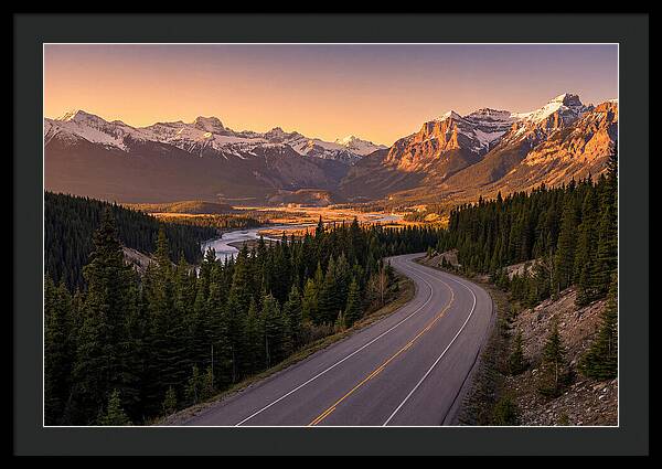 Talimena Scenic Drive At Dusk