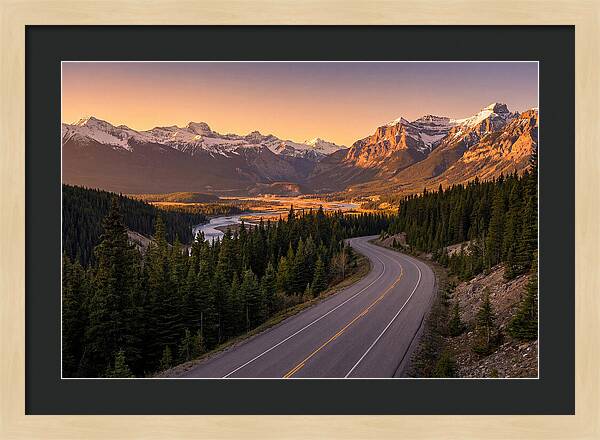 Talimena Scenic Drive At Dusk